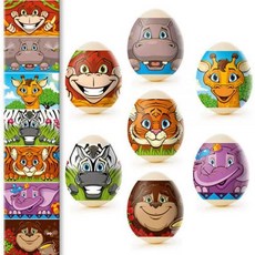 비브랜드 부활절 이스터 에그 열수축 슬리브 랩 장식 정글, Jungle