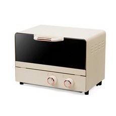 전자레인지미니 오븐레인지 심플 원룸 레트로 소형 12L 화이트 미니 오븐, 12L 2노브 그린