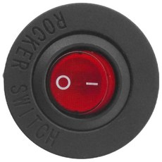 Topparall 오토바이 자동차 수정 캣아이 보트 타입 스위치 3핀 2 포지션 온오프 10A/16A 12V LED 조명(레드) 280917 8855098725, Topparall 오토바이 자동차 수정 캣아이 보트 타