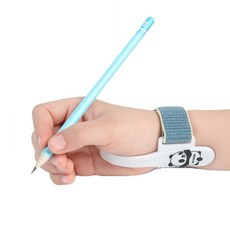 포원밀리언 가벼운 바른손목 연필 교정기, 블루