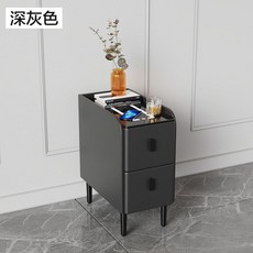 무선 충전 테이블 침대 옆 협탁 모던 조명 독서 무드등 사이드 미니 소형, 안전포장, 다크 (무선충전)