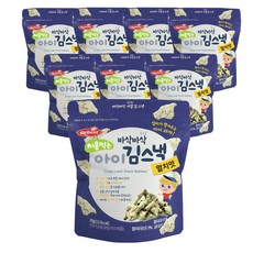 베베스트 처음먹는 아이 김스낵, 멸치맛, 20g, 8개