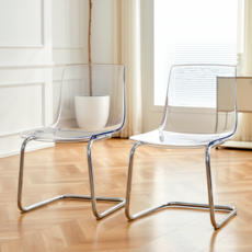 피피포피 로레토 투명의자 세스카 고스트 체어, 2개, 클리어