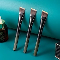 담하온 사선 초밀착 파운데이션 베이스 브러쉬, 1개, 블랙