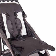 『BabyBites』西班牙鯊魚咬一口 魚尾嬰兒推車墊－黑, 主商品, 1個