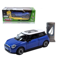 엠에스제트 키즈팡팡 1:28 미니쿠퍼일렉트릭스테이션, 혼합색상, 1개