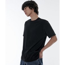 매장정품 무신사스탠다드 MUSINSA STANDARD 수피마 베이식 크루 넥 티셔츠 [블랙] MM6Z07-BK 545057