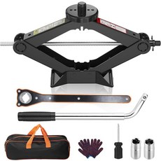 테슬라 모델 Y3SX 세단 쿠페 SUV MPV 타이어 잭 도구 키트 업그레이드 3 in 1 범용 자동차 비상 패드 러그 렌치 교체 키트블랙, WDMC25TS-8