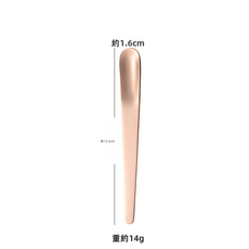 HYLSS 不鏽鋼水果叉餐具甜品勺多功能兩用刮泥勺蛋糕咖啡勺子小叉子, 1個, 甜品勺-玫瑰金:如图所示（2899）