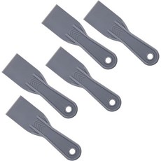 스크래퍼 껌칼 퍼티 나이프 플라스틱 5개 2인치 회색 스크레이퍼 유연한 세트 스패킹 패치 유연성을 위한 건식 벽 페인트 테이프용