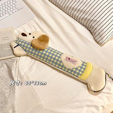 長條熱水袋 絨毛熱水袋 冬季可愛暖水袋長條熱水袋注水毛絨暖手寶長款學生暖肚子暖腳神器 注水保暖袋 暖宮袋 熱敷袋, 1個, 小狗米白小號