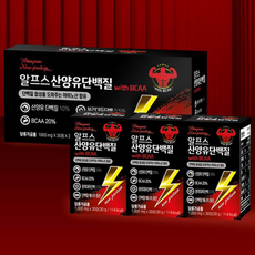 아마존 뉴 프로틴 알프스 산양유 단백질 BCAA 아르기닌 흑마늘 블랙마카 보충제, 6개