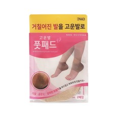 웰빙헬스 고운발 풋패드 발뒤꿈치양말 뒤꿈치보호, 2개입, 1개