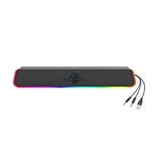 TGIC RGB LED 게이밍 컴퓨터 사운드바 스피커 TGS-U4 hun*6372wl, 본상품선택