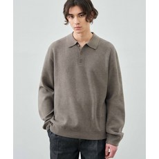 매장정품 드로우핏 DRAWFIT DRAW FIT 울 PBT 하프 카라 니트 [MELANGE MOCHA] DFKN4102MMC 733342