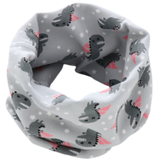 萱寶媽咪baby童裝館 韓版兒童秋冬保暖圍脖 男童女童印花套頭圍巾 防風保暖脖圍 圍脖頭巾 小童多功能圍脖