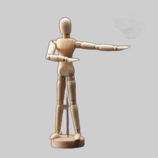 인체 드로잉 스케치 모델 관절형 조정 가능, 본상품