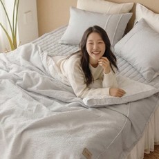 [이불+패드+베개커버+베개솜] 호텔 감성 뱀부 시어서커 여름 이불 풀세트 슈퍼싱글 SS 고급 냉감 패드 기숙사 쿨링 열대야 쾌적한 1인용 호텔침구세트