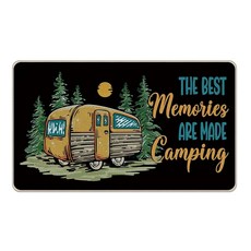 Livcoz The Best Memories are Made Camping Welcome 현관 매트 캠퍼 RV 장식용 도어매트 미끄럼 방지 바닥 입구 러그 캠프장 로우 프로, Livcoz The Best Memories are M, Camping Memory
