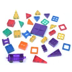 스타맥타일즈 자석블럭 스텐다드세트 108P 어린이 자석타일 장난감, 클래식 색상, 1개