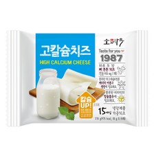 동원 소와나무 슬라이스 고칼슘 치즈 270g18g x 15매