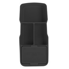 지파츠 지파츠 EV6 페이스리프트 호환 하단 콘솔 트레이 수납함 논슬립 친환경 실리콘 소재, 블랙, 하단 콘솔 트레이(K-1)