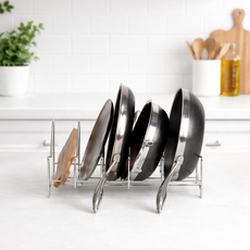 후라이팬 정리대 7mm 6mm 5mm 국산 프리미엄 통스텐 흔들림방지 튼튼구조, 1개, 일체형, 5단