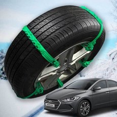 미끄럼방지 아반떼 AD 타이어체인 우레탄 스노우체인, 1ml, 1개