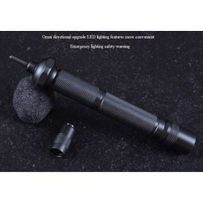 便攜式加強款破窗器 LED手電筒 合金粒汽車隨身車用安全錘 救生錘 碎玻器 逃生錘 警察消防人員必備水中可用, 1個
