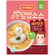 아이배냇 베베 처음먹는 순한 소스, 혼합맛(새우/달걀), 50g, 6개