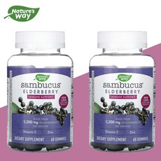 네이처스웨이 삼부커스 엘더베리 60구미젤리 2개, 60정