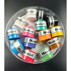 60Pcs 오버그립 슬립 테니스 라켓 그립 패들 액세서리 충격 배드민턴 스쿼시 훈련 스웨트 밴드, W75 Color xing