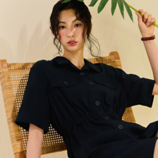 체이스컬트 2color 여자 허리밴딩 반팔셔츠