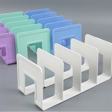 사라마켓 심플 칸막이 책꽂이 탁상용책꽂이 책상위수납장책꽂이, 민트