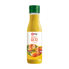 CJ 백설 유자 드레싱, 250g, 3개