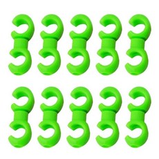 10 개/대 자전거 크로스 라인 클립 산악 도로 자전거 브레이크 기어 케이블 S 스타일 클립 사이클링 교체, 초록, 협력사