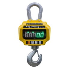 JW 工業型 吊秤 電子秤 3000kg 35MM綠色LED大字幕 附遙控器, 1個, 1T * 0.2g