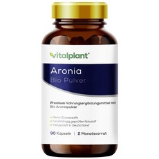 VitalPlant 바이탈플랜트 독일 아로니아 베리 500mg 90캡슐, 1개