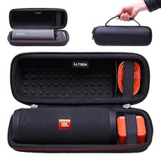 L LTGEM JBL FLIP 5 방수 휴대용 블루투스 스피커용 하드 케이스 (그린) 89056, JBL FLIP 4 Case, 1. 블랙 외부