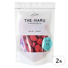 THEHARU 동결건조과일 딸기칩, 2개, 100g