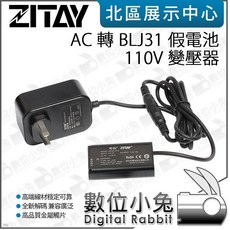ZITAY AC 轉 BLJ31 假電池 110V 變壓器 適用於 Panasonic S1H S1 S, 1個