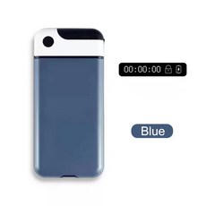 스마트 폰 잠금 타이밍 상자 휴대용 휴대 조절 금고 제한 사용, 3. Blue