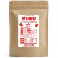 퓨어미즈키 동결 건조 딸기 과일칩, 100g, 1개