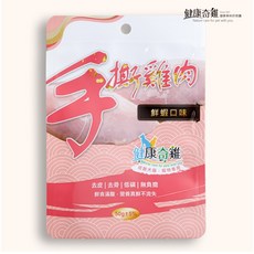 健康奇雞 撕手雞肉 鮮蝦口味 50g 寵物零食, 50g±5%, 1個, 雞肉、鮮蝦、雞油、維生素E
