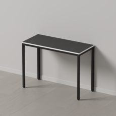 [다가구] 프래그마 1인용 게이밍 컴퓨터 책상 800/1000/1200/1400/1500/1600/1800/2000, 블랙+아이보리(상판)+블랙(프레임)