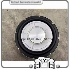 MBQ 10인치 초박형 서브우퍼 스피커 화이트 알루미늄 콘 듀얼 보이스, 01 1pcs