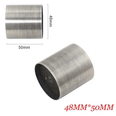 [호환] 범용 오토바이 35/42/48/53MM 전체 시스템 배기 머플러 소음기 소리 제거를위한 촉매 DB 킬러, 01 48X50MM