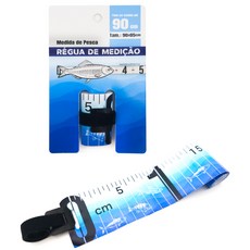 마리수 물고기 줄자 낚시 계측자 배스 붕어 계측자 90cm, 1개, 블루