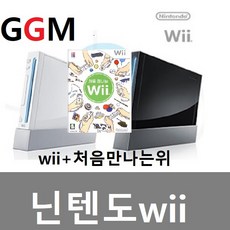 닌텐도wii 2인용세트 중고 +게임(처음만나는위)