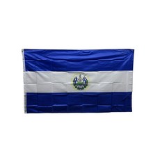 살바도르국기 El Salvador flag 90x150cm 폴리에스터 90g 금속 고리 이중 스티치 마감, 1개, BLUE+WHTE